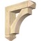 Ekena Millwork Westlake Arts and Crafts Rough Sawn Bracket w/ Offset Brace, Douglas Fir, 6"W x 22"D x 22"H BKT0604X22X22WTL03RDF - alternate 1